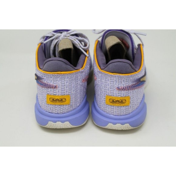 Nike LeBron XX 20 Violet Frost Metallic Gold DJ5423-500 Men's RARE Size 18 NEW - Picture 9 of 11